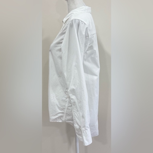 Sundance Cotton Pleated Bib Button Up Long Sleeve Collared Blouse Size XS - Picture 3 of 8